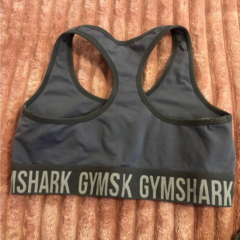 Gymshark Charcoal Gray Sports Bra - Picture 3 of 6